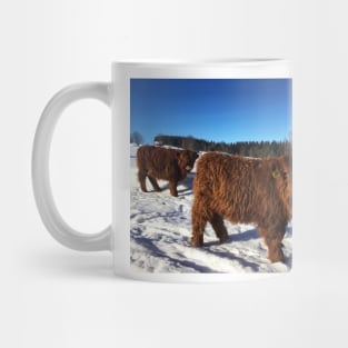 Scottish Highland Cattle Calves 1696 Mug